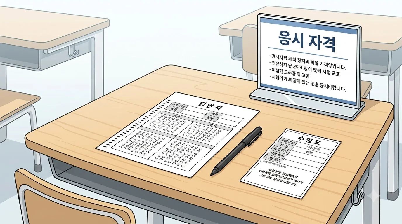 국가기술자격 시험장에서 실제로 벌어지는 일