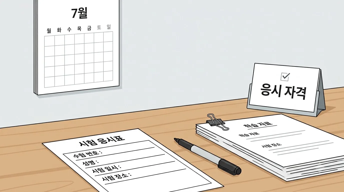 국가기술자격 원서접수부터 합격발표까지 절차