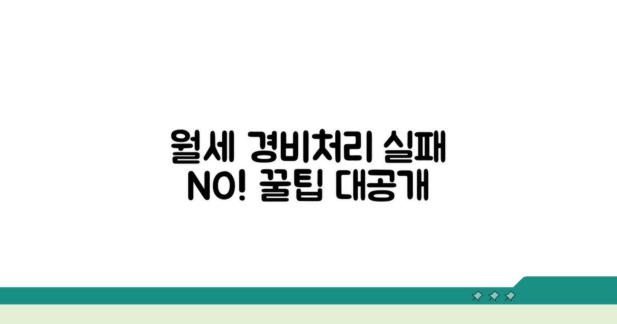 실패하지 않는 법인 월세 경비처리 노하우