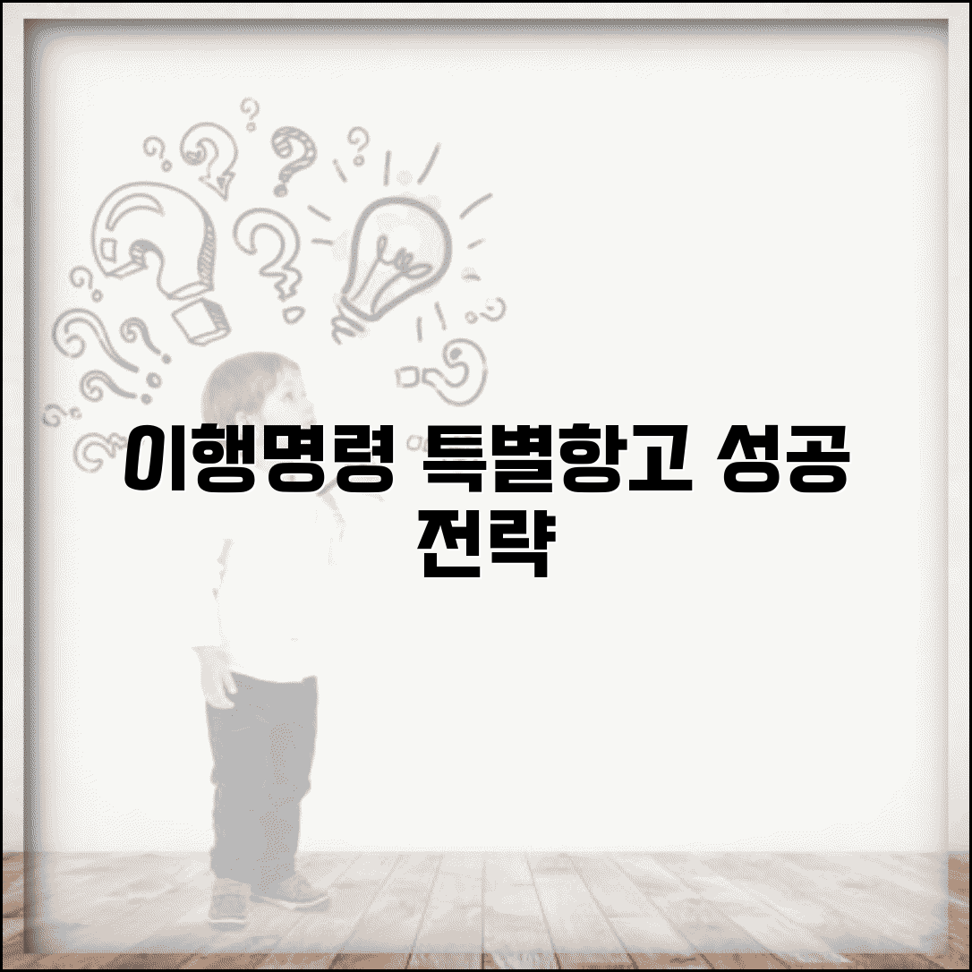 이행명령 특별항고 요건 | 이행명령 특별항고 신청 조건 및 절차