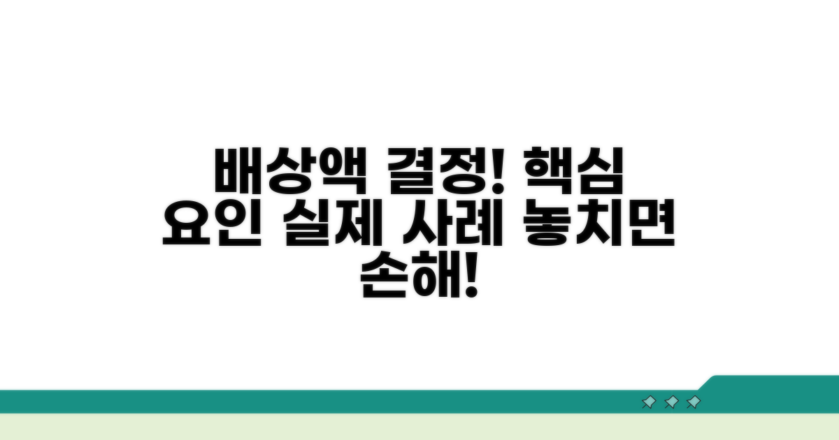 배상 금액 결정 요인과 사례