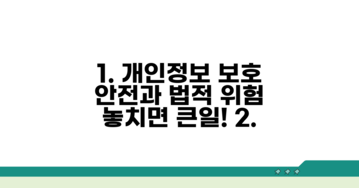 개인정보 보호와 법적 문제