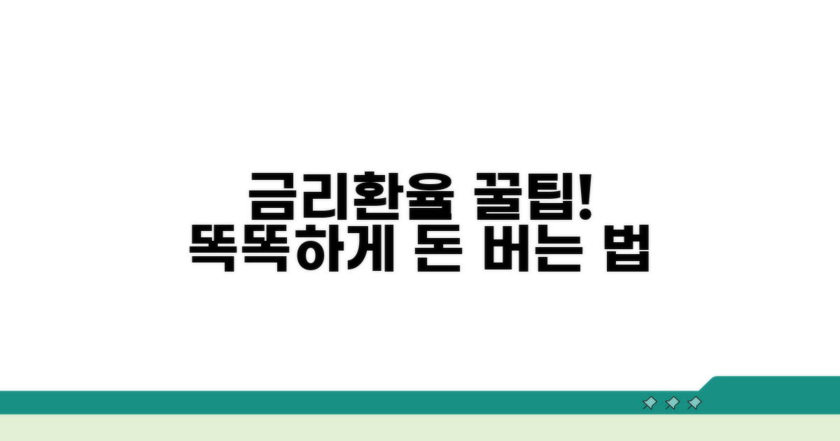 금리 환율 정보, 스마트하게 활용하기
