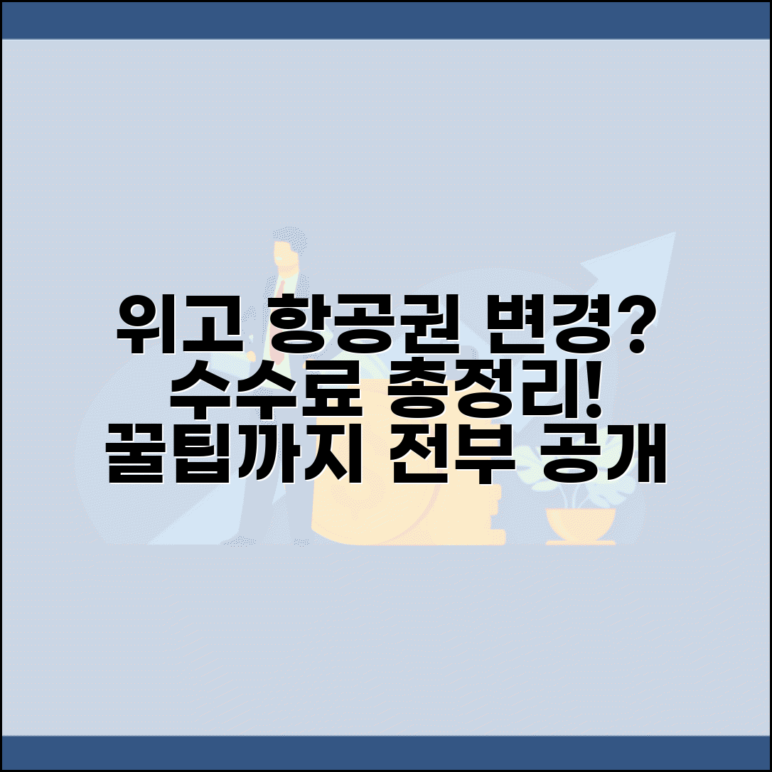 위고 항공권 변경 수수료 | 국내 항공권 예약 사이트 변경 정책과 추가 수수료 부과