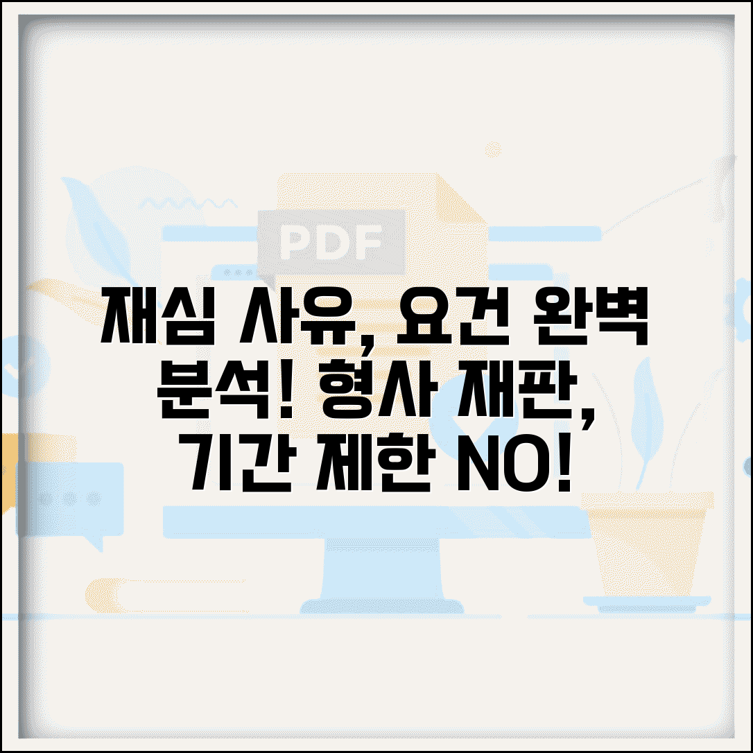 재심 신청 사유 요건 | 형사재판 재심 사유와 신청 기간 제한