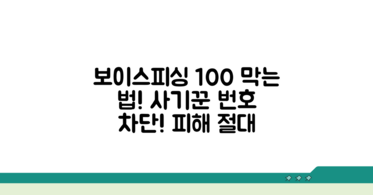 보이스피싱 피해 막는 방법