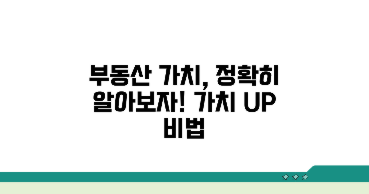 부동산 가치, 정확히 알아보자
