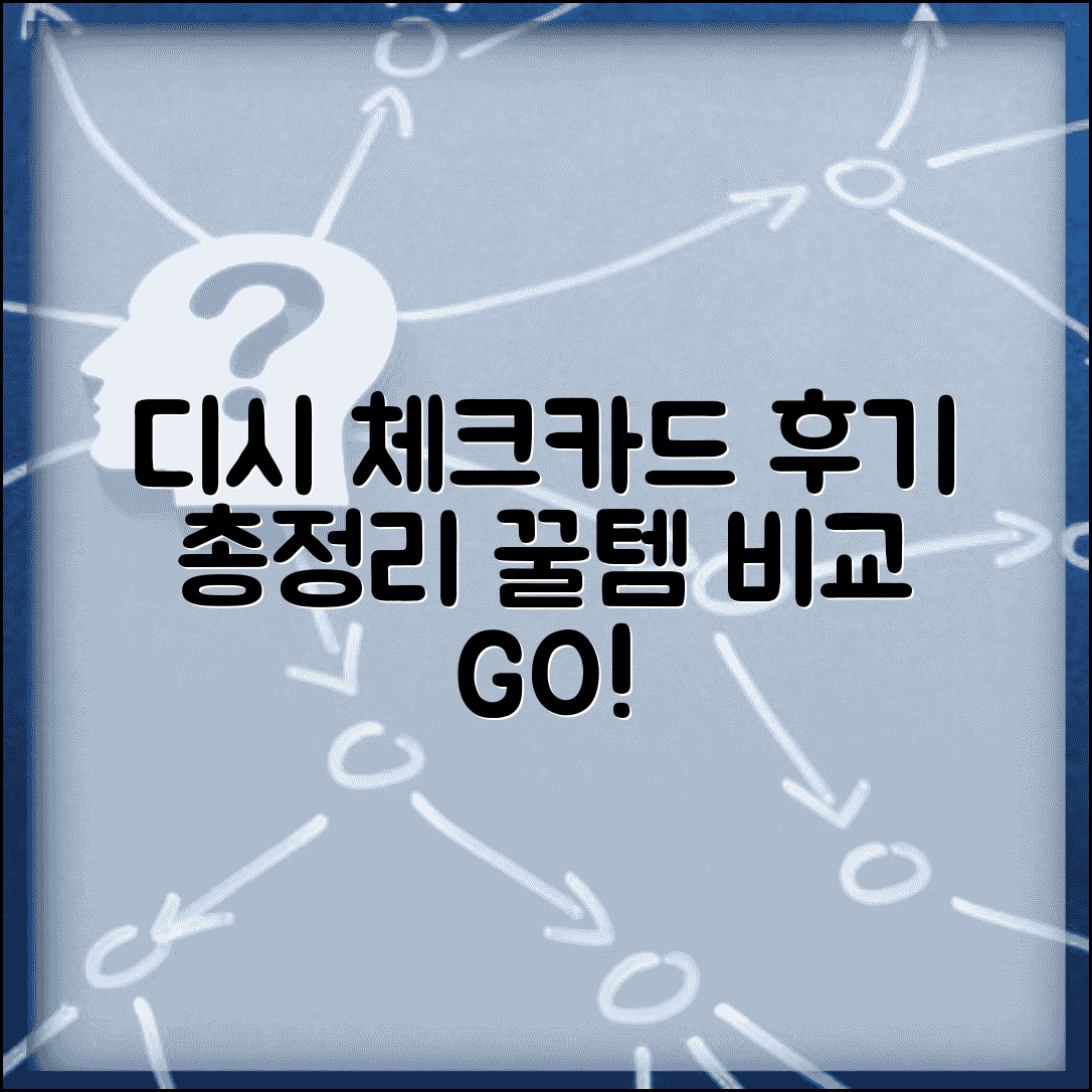 체크카드 추천 디시 후기 모음과 베스트 카드 비교