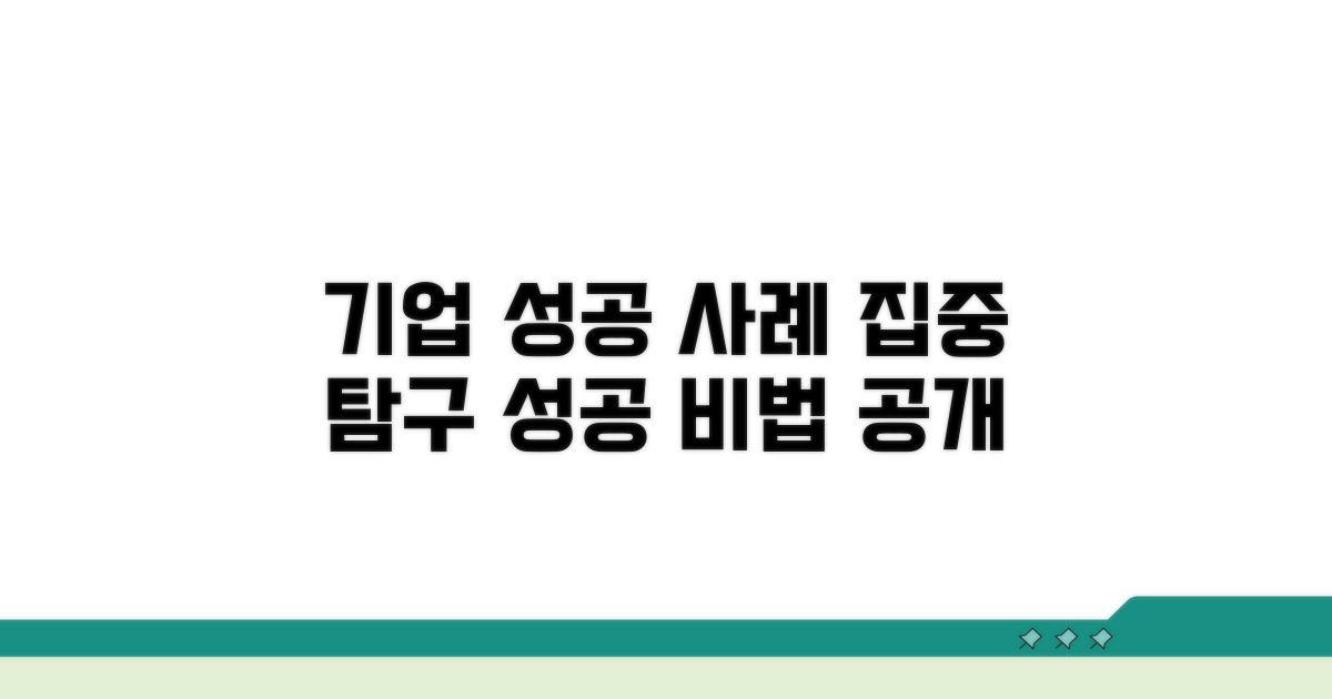 기업 성공 사례 집중 탐구