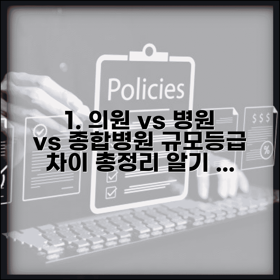 의원 병원 종합병원 구분 | 의료기관 등급, 규모별 분류 및 차이점 총정리