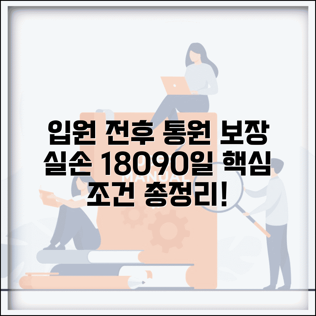 입원 전 후 통원 치료 보장 완벽정리 | 실손 보험 180일/90일 통원 치료 조건 총정리