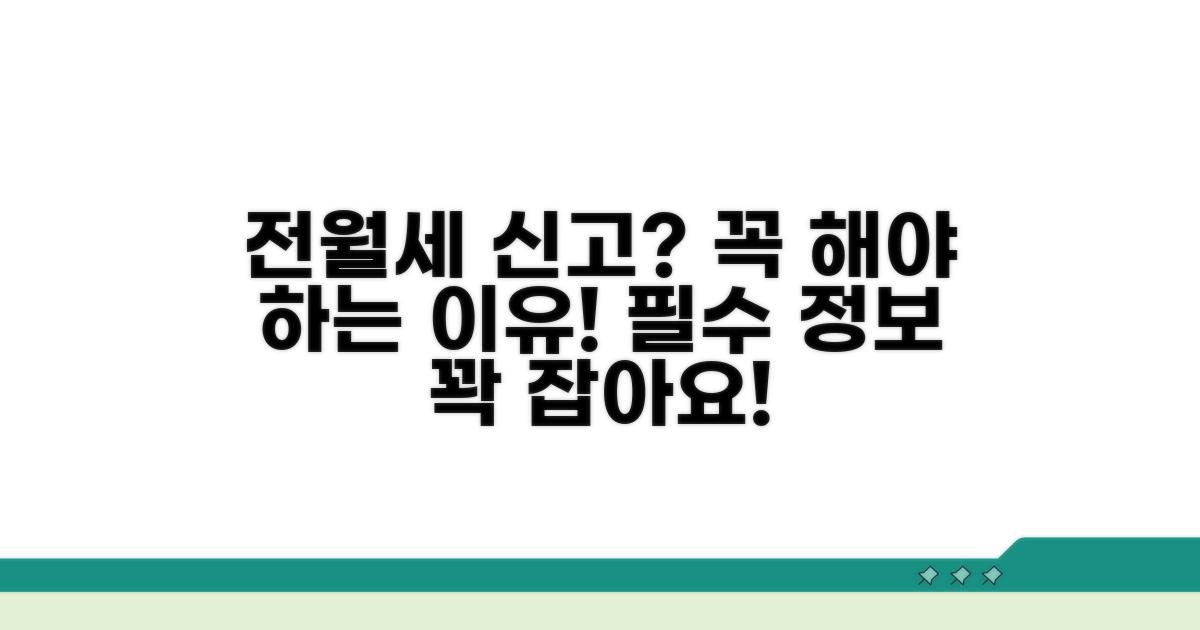 전월세 신고, 왜 해야 할까?