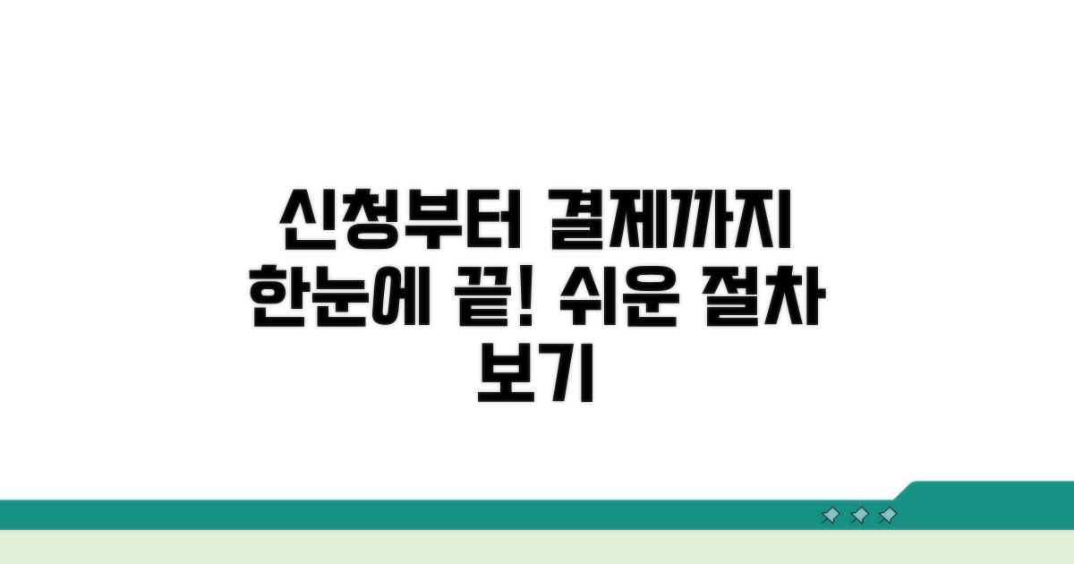 신청부터 결재까지 절차 한눈에