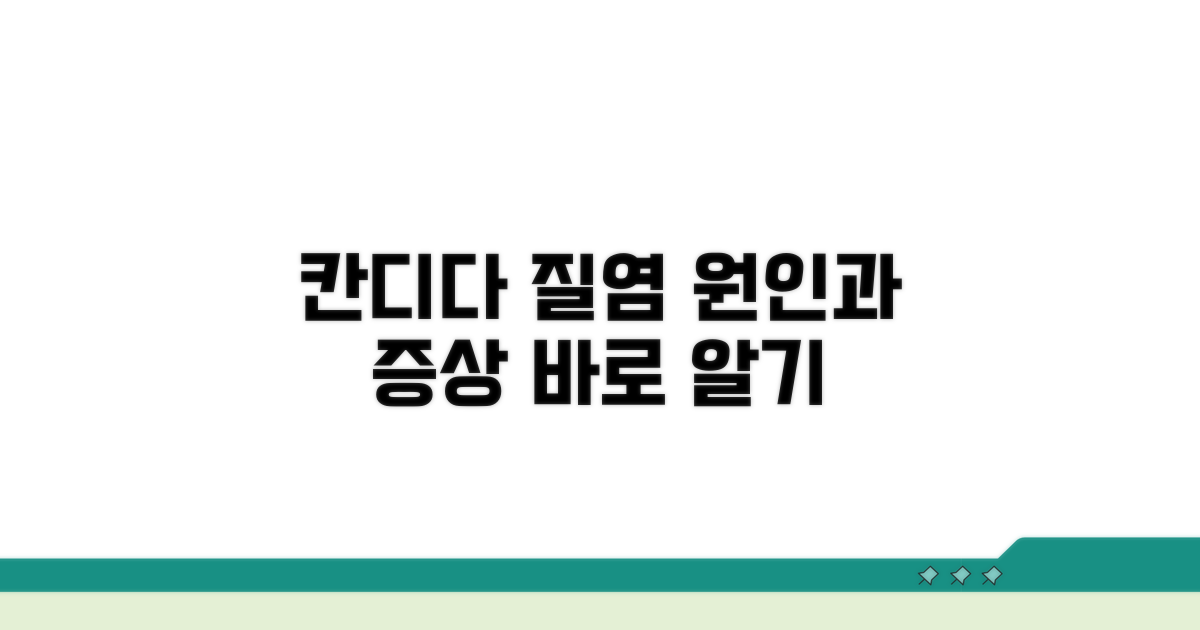 칸디다 질염 증상과 원인