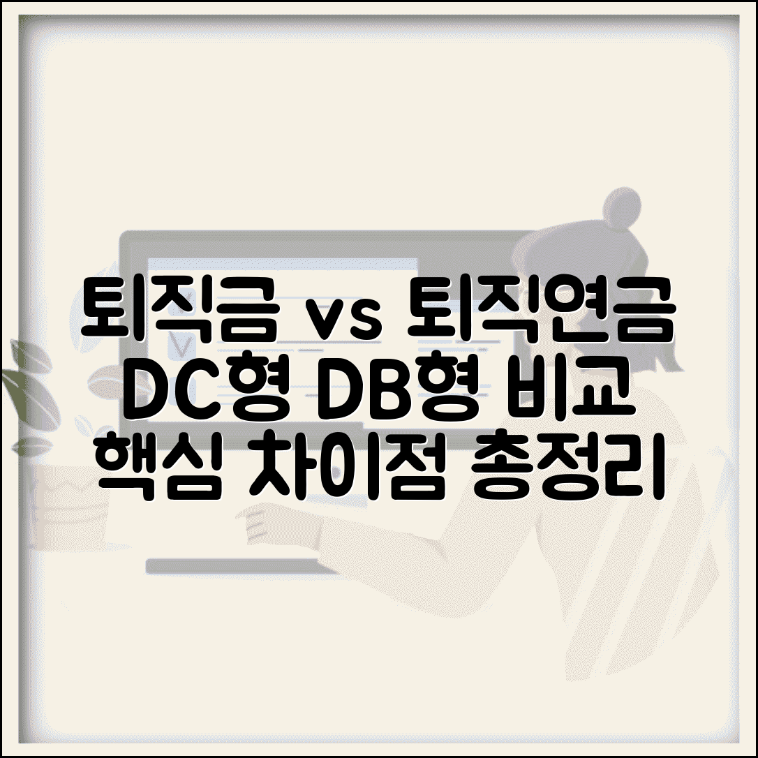 퇴직금 퇴직연금 차이 | 퇴직금 DC형 DB형 차이