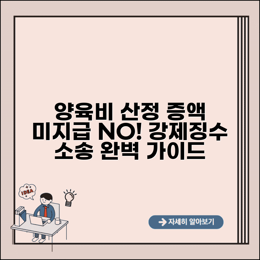 양육비 청구소송 적정금액 산정법 | 증액 청구 전략 | 미지급 양육비 강제징수