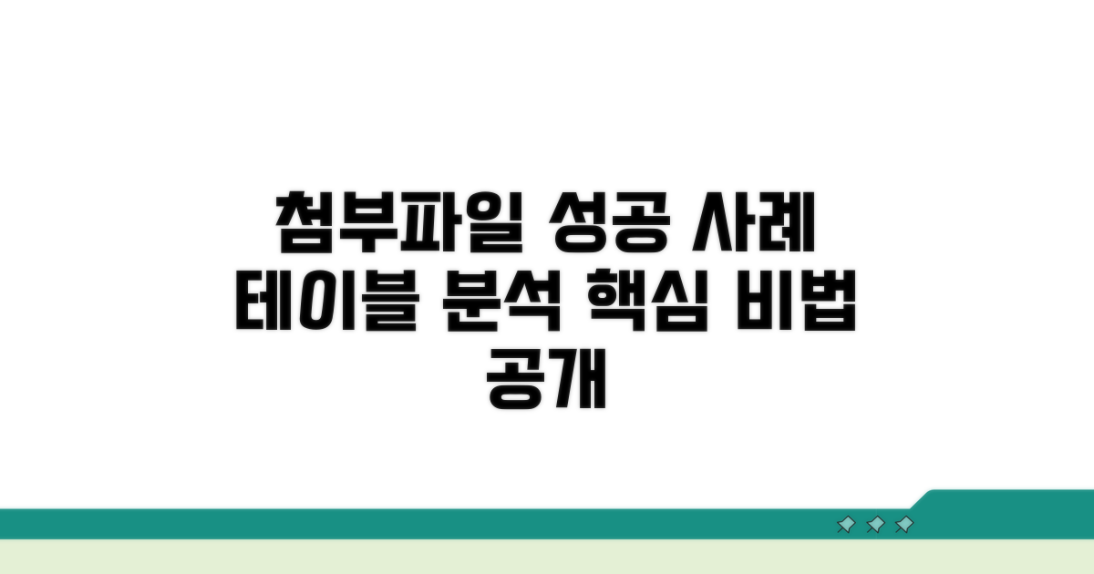 첨부파일 테이블 성공 사례 분석