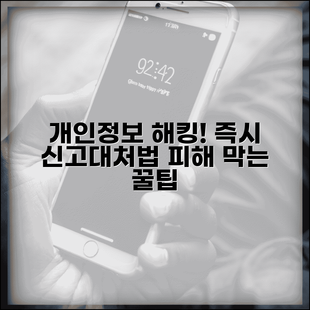 개인정보 해킹 피해 신고센터 | 해킹 당했을 때 대처법, 신고 절차, 피해 예방 팁