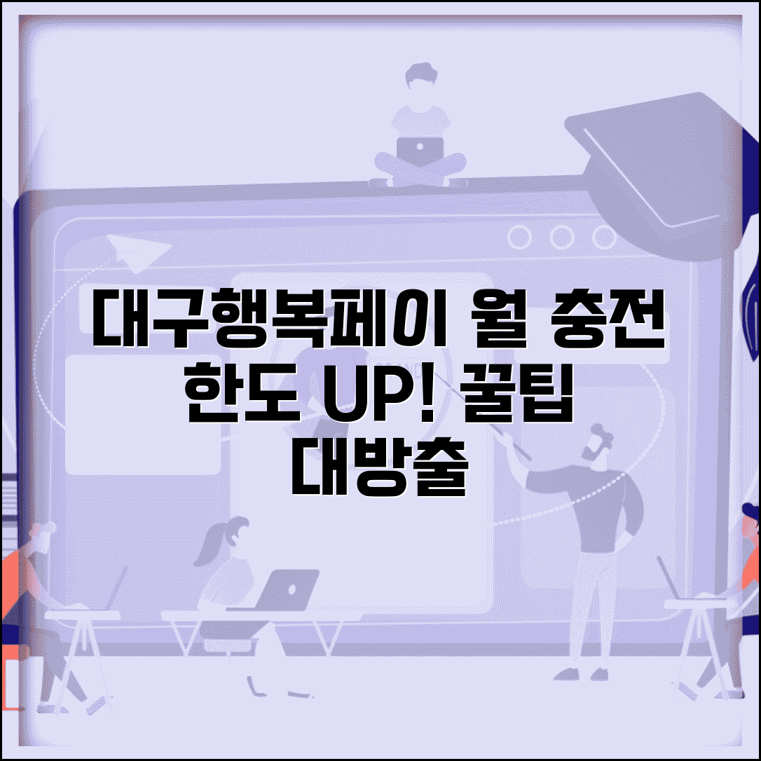 대구행복페이 충전한도 | 월별 충전 제한 한도 및 사용 꿀팁 총정리