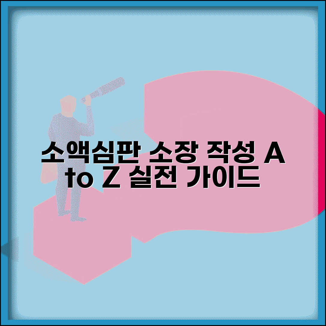 소액심판청구 소장 작성법 | 소장 양식, 작성 절차, 주의사항 완벽 가이드