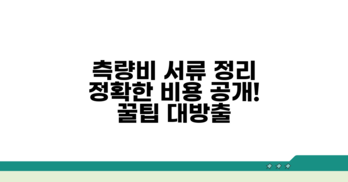 측량 비용과 공부 정리 수수료 상세 분석