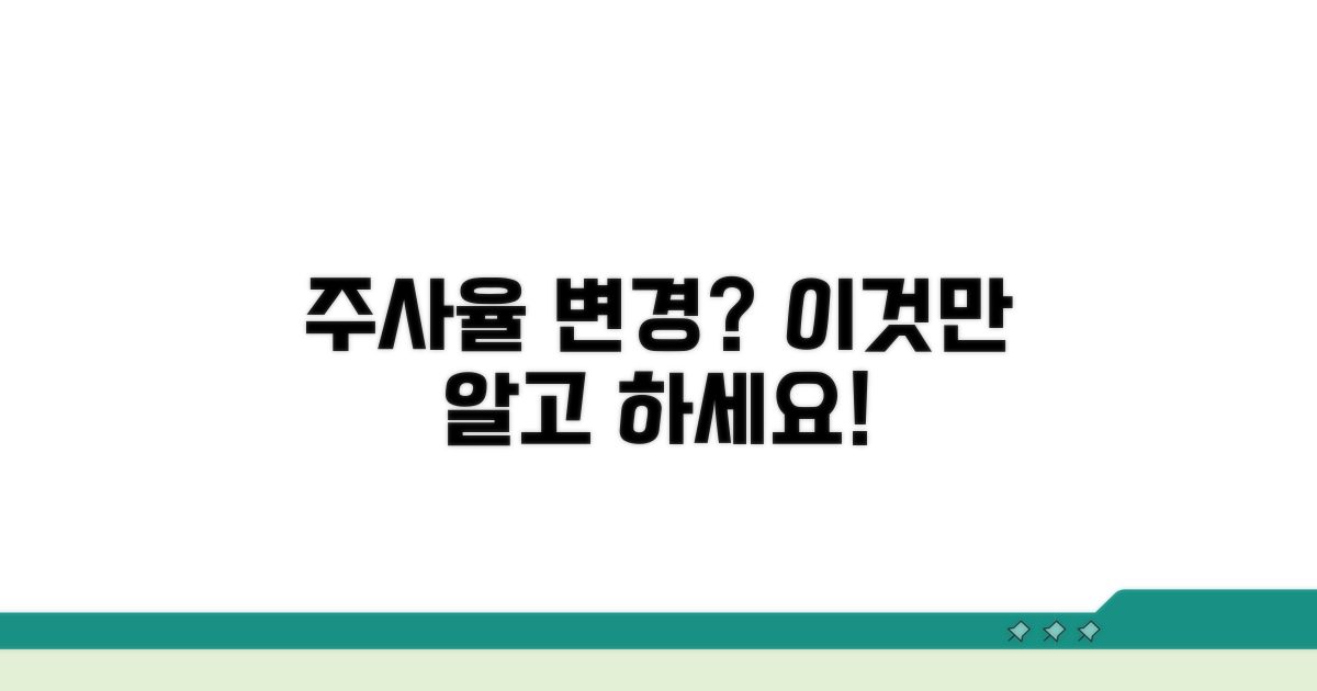 주사율 변경 전 꼭 알아두세요