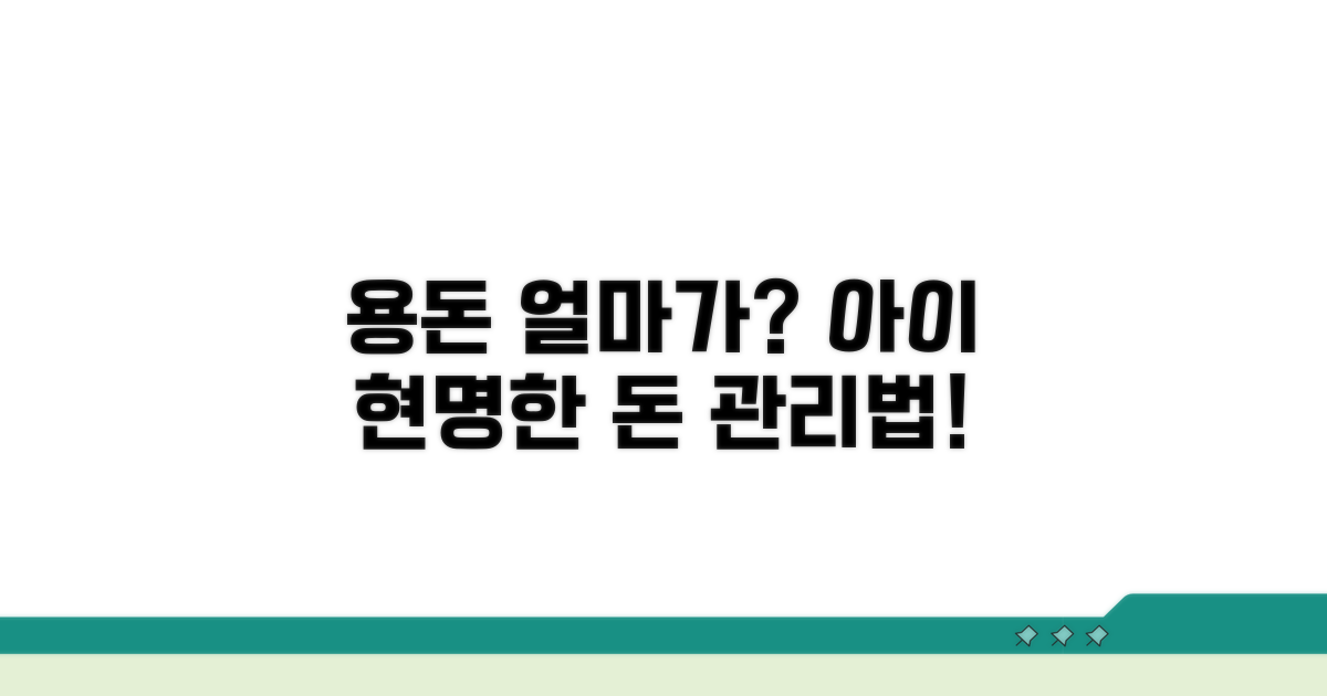 아이 용돈, 얼마가 적당할까?