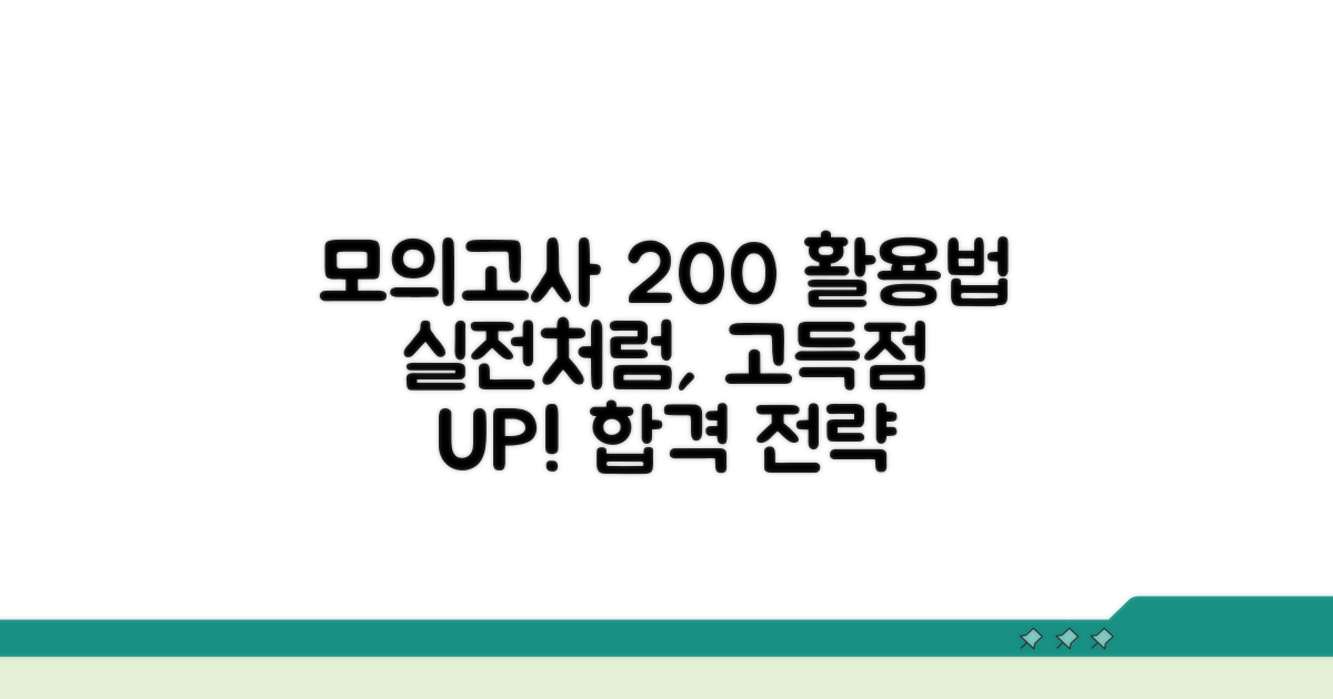실전 모의고사 활용법 완벽 가이드