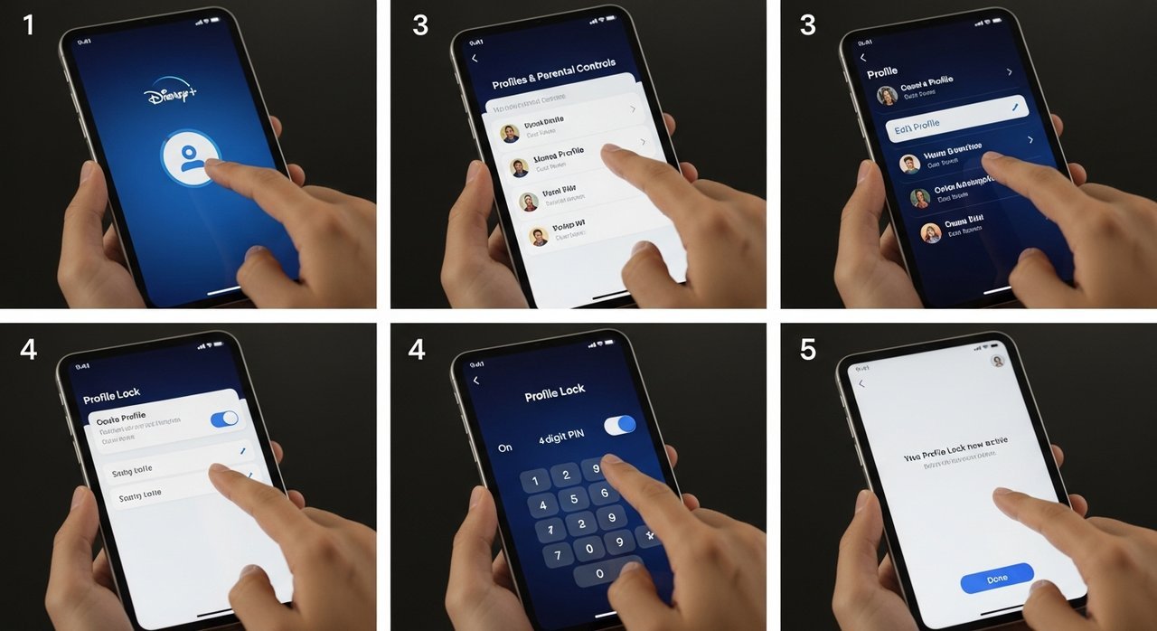 디즈니플러스 화면잠금 설정하는 상세방법 5단계 완벽 정리