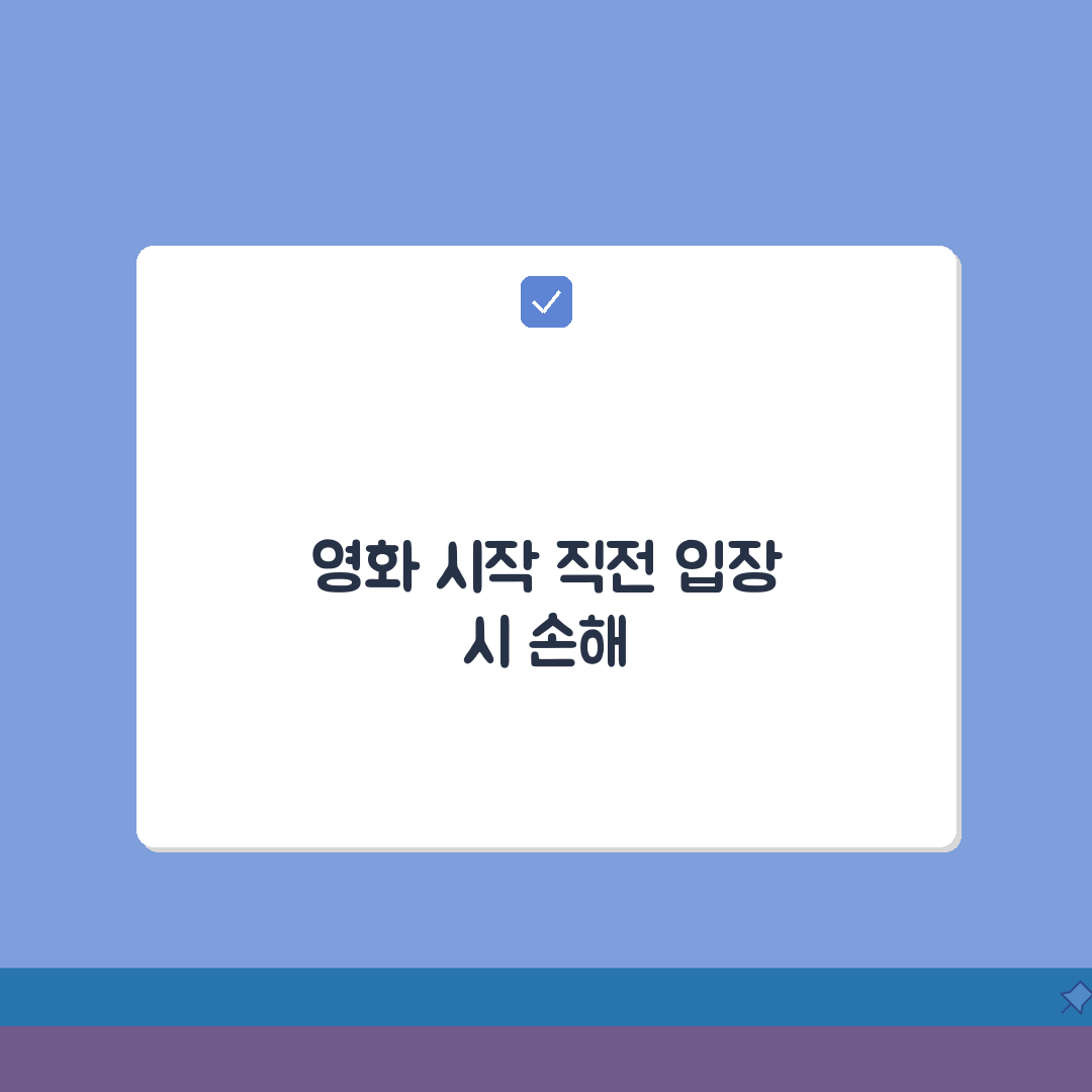 영화관 몇분전 입장, 시작 10분전? 최적 시간 완벽 분석